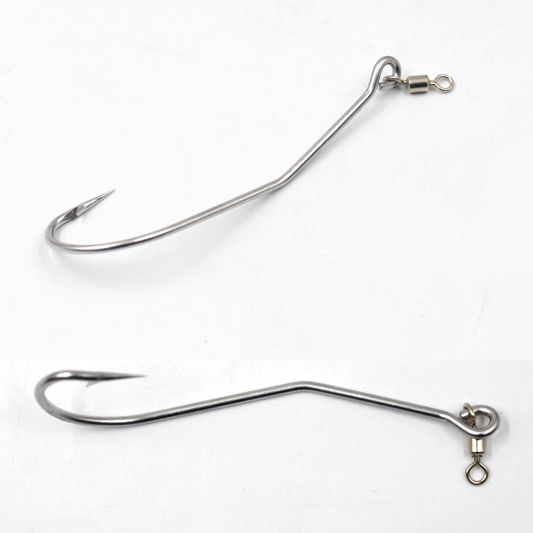 Colorido gancho de jig de anguila