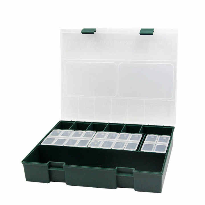 Caja de carpa con 6 cajas