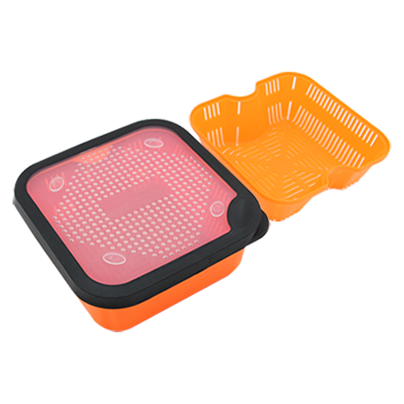 Caja de salsa de pellets con tapa de tamiz