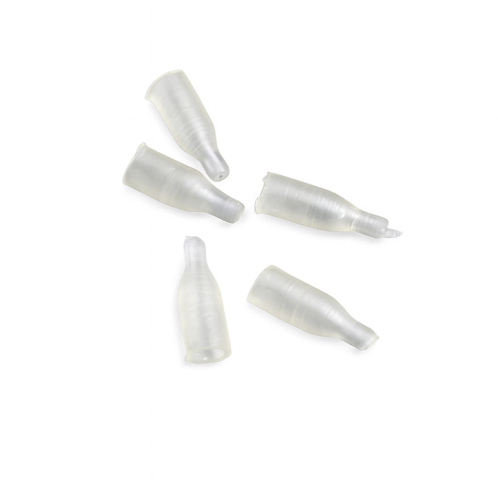 Manga de cola suave 13 mm transparente