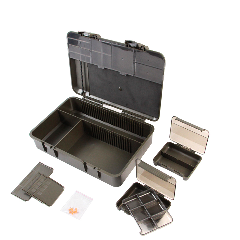 Caja de almacenamiento de tackle de carpas grande