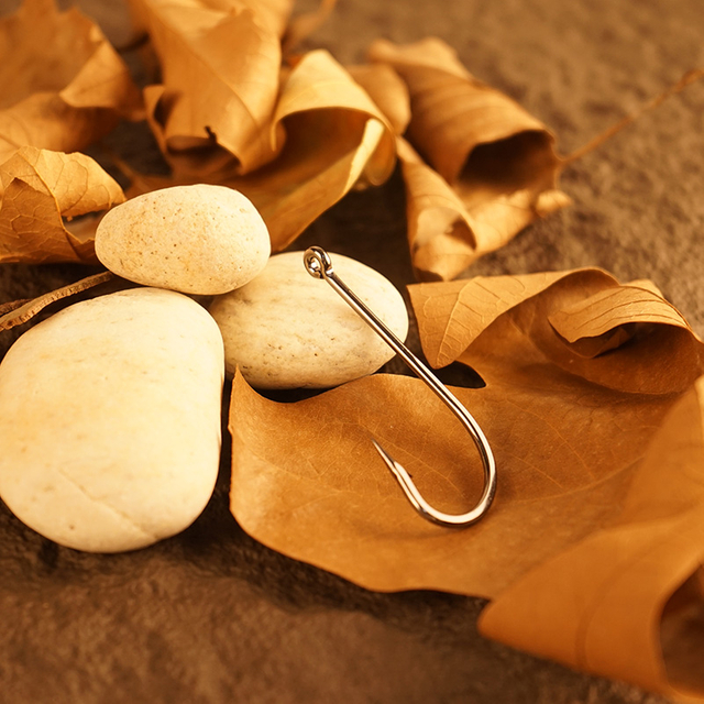 Anzuelo de pesca de mango largo