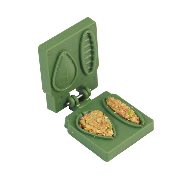 Molde de cebo de alimentación dual verde
