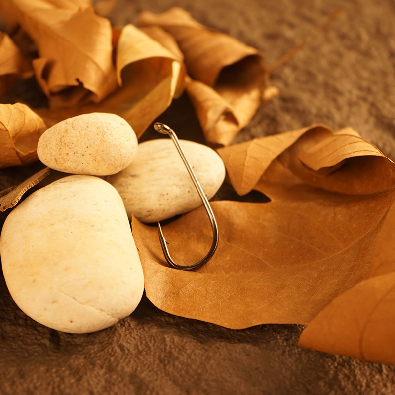 Anzuelo de pesca con soporte para cebo