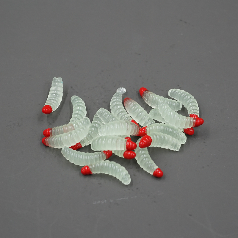 Mini juego de cebo de gusano suave