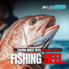 Carrete giratorio Selco SGR-HJ500 con rodamiento 1BB, relación de engranaje 5.2:1 y arrastre máximo de 3 kg, carrete de acero inoxidable de alta capacidad para pesca en agua dulce y salada
