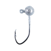 Selco Cabezal de anzuelo de bola redonda sin collar con pintura de discoteca y anzuelo afilado para pesca con señuelo blando en agua dulce