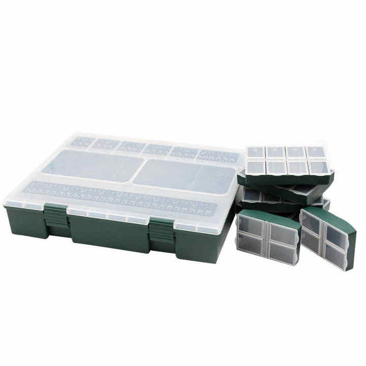 Caja de carpa con 6 cajas