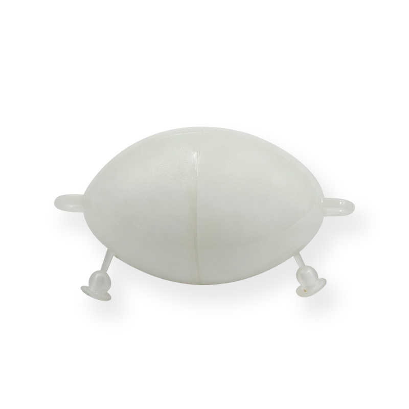 Selco Flotador de pesca de plástico ABS de 45 x 94 mm con ojales de doble línea y relleno de agua ajustable, flotador central ligero de alta sensibilidad para pesca en agua dulce y salada