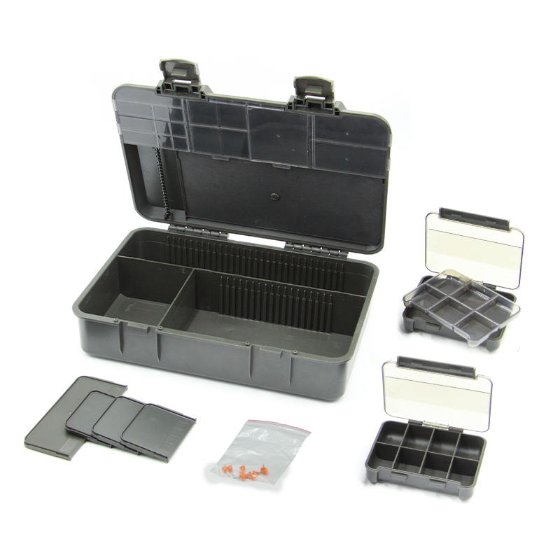 Caja de almacenamiento de tackle de carpas grande
