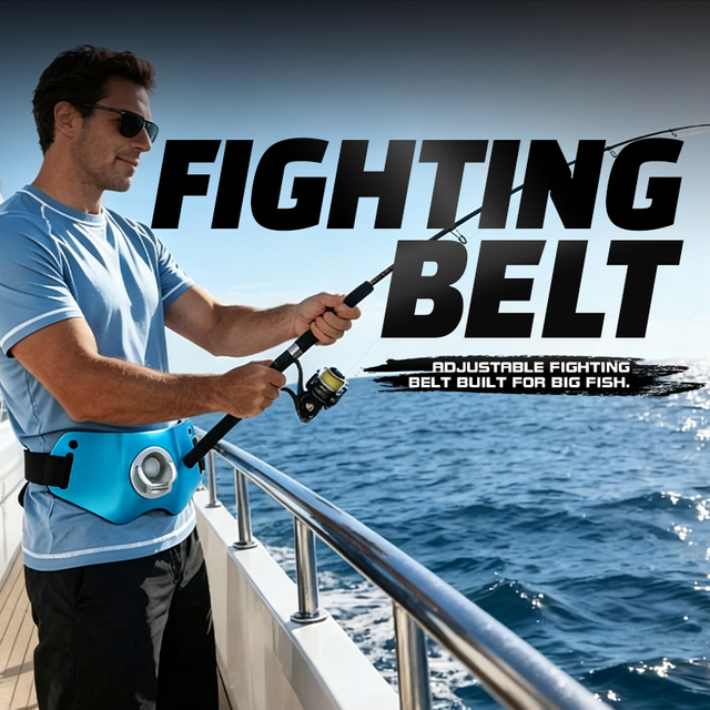Selco Cinturón de lucha para aparejos de pesca de aluminio de alta resistencia de 28 cm con soporte de cardán de liberación rápida y almohadilla EVA de 16 mm para pesca de altura en agua dulce y salada