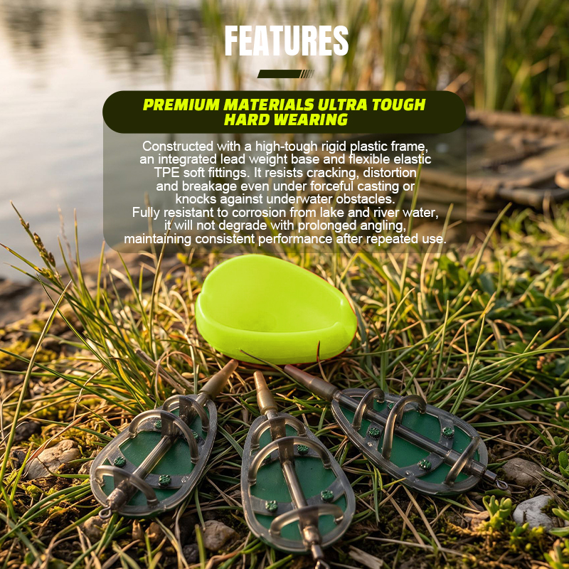 Selco - Alimentador de plástico rígido para pesca de carpas