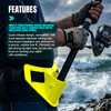 Selco NUEVO cinturón de lucha para aparejos de pesca flexible y suave de 5 colores y 210 mm para pesca en aguas profundas