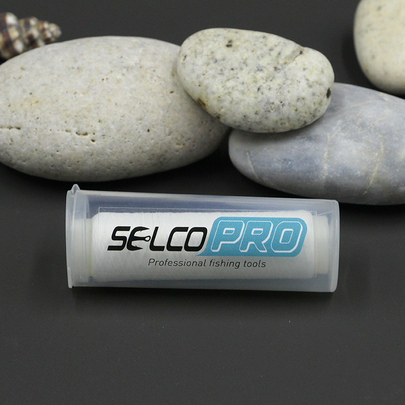 Hilo de cebo elástico blanco