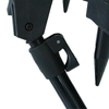 Varilla de aluminio vaina negra