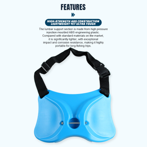 Selco Cinturón de combate ABS de alta resistencia con barra de tope de acero inoxidable y cinturón ajustable de 5 cm para pesca de altura en agua dulce y salada