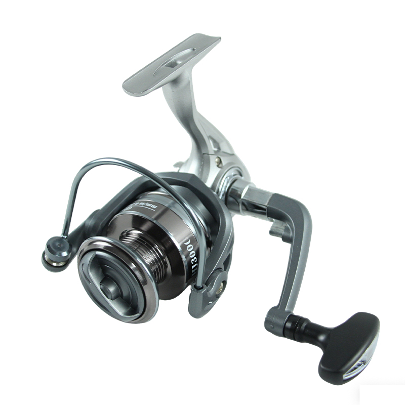 Carrete giratorio Selco SGR-HJ500 con rodamiento 1BB, relación de engranaje 5.2:1 y arrastre máximo de 3 kg, carrete de acero inoxidable de alta capacidad para pesca en agua dulce y salada