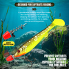 Selco Heavy Duty 304 Acero inoxidable doble anzuelo triple Señuelos de pesca Pike Stinger Rig para pesca de lucio 
