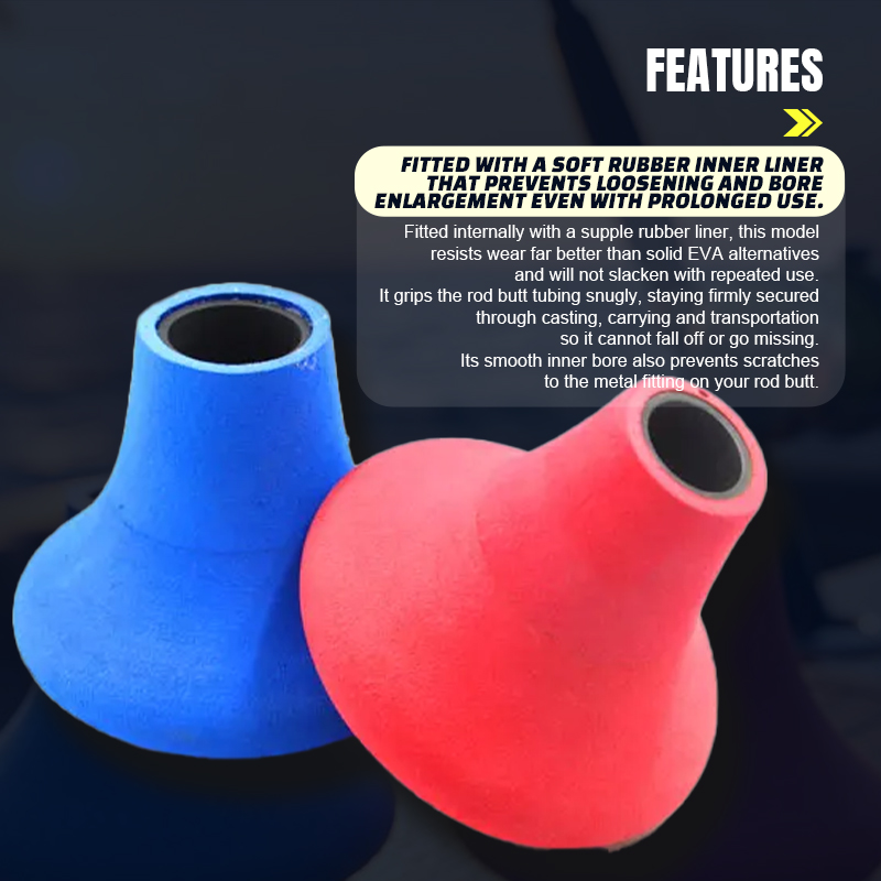 Selco-Cinturón de lucha de pesca ajustable de EVA con inserciones de caña de 18mm y 25mm para pesca de agua salada de caza mayor