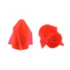 Selco - Sonajeros de plástico con cuentas internas de acero y cola en espiral turbo para pesca en agua dulce y salada