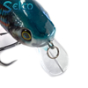Selco Señuelo de pesca Crankbait ABS de 5,5 cm y 8 g con ojos 3D y anzuelos triples, cebo de plástico duro para pesca en agua dulce