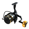 Carrete giratorio Selco SGR-HE1000 con rodamiento 1BB, relación de engranaje 5.2:1 y arrastre máximo de 10 kg, carrete de acero inoxidable de alta capacidad para pesca en agua dulce y salada