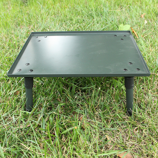 Mesa de bivvy verde compacta