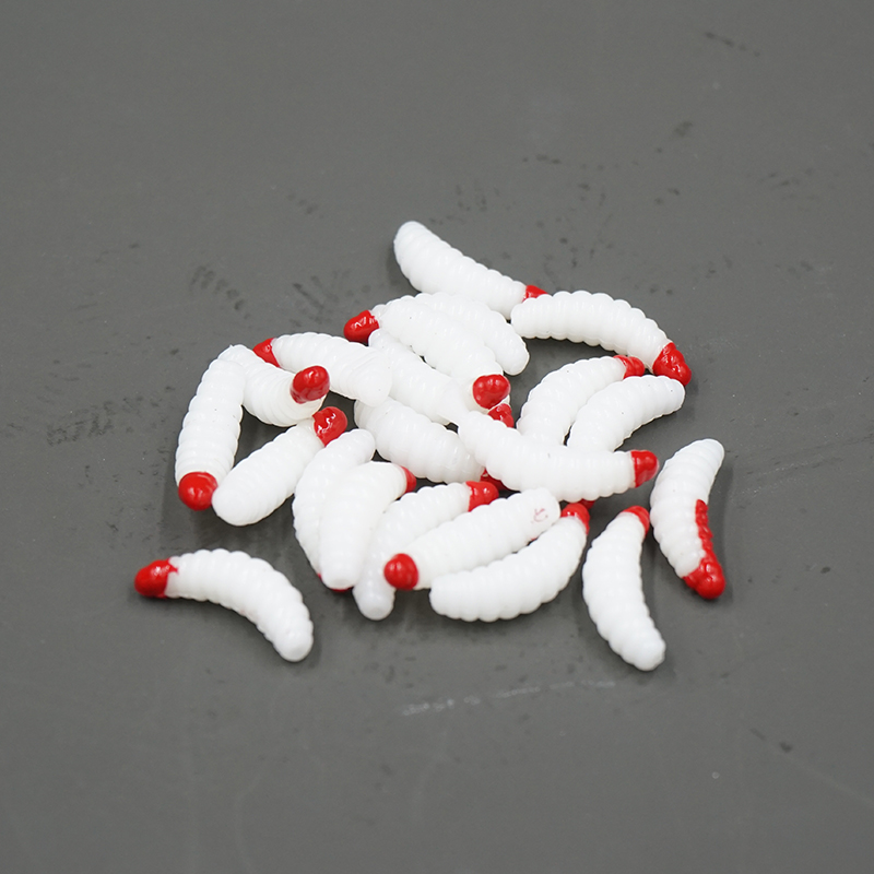 Mini juego de cebo de gusano suave